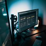 design templates on a flat screen computer monitor