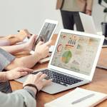 person using a laptop