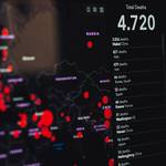 coronavirus statistics on screen
