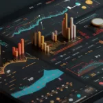 three dimensional image of charts and graphs depicting data analytics | the data governor