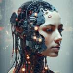 a ai generated human head