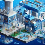 image of peaple working in a factory with blue overtones | the data governor