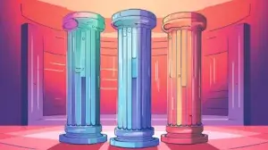 what is data governance? | the data governor three colorful pillars