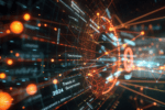 data-governance-trends-2024 | the data governor a dynamic representation of data governance trends in 2024, showing digital networks and data flow.